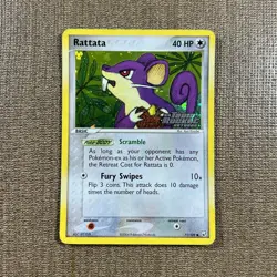 Vintage Pokemon Rattata 71/109 Reverse Holo Stamped Team Rocket Returns Card MP - Image 1