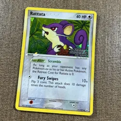 Vintage Pokemon Rattata 71/109 Reverse Holo Stamped Team Rocket Returns Card MP - Image 2