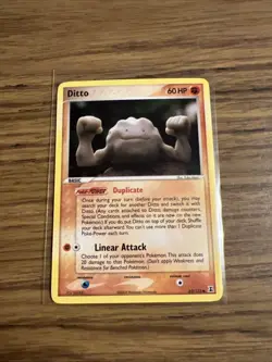 Pokemon Ditto 62/113 EX Delta Species 2005 Near Mint+ Clean Copy Rare Card - Image 1