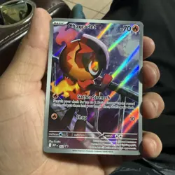 Charcadet 022 Pokemon TCG Black Star Promo Full Art Foil Card Near Mint NM - Image 1