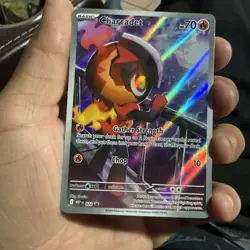 Charcadet 022 Pokemon TCG Black Star Promo Full Art Foil Card Near Mint NM - Image 2