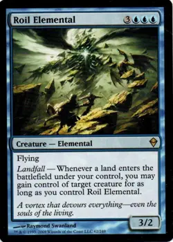 MTG: Zendikar: Roil Elemental: Lightly Played Condition - Image 1