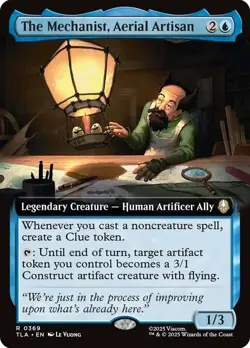 The Mechanist, Aerial Artisan Extended Art Avatar: The Last Airbender NM MTG - Image 1