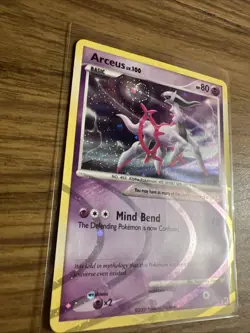 Pokemon Arceus AR7 Holo Promo SWIRL ON STAR MINT Rare 2009 Platinum Card - Image 1