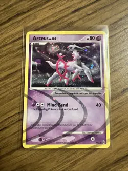 Pokemon Arceus AR7 Holo Promo SWIRL ON STAR MINT Rare 2009 Platinum Card - Image 3