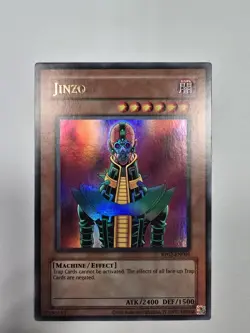 Yugioh! Jinzo RP02-EN001 Ultra Rare 2020 Reprint NM - Image 1