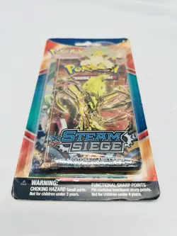 Pokemon XY Steam Siege & Roaring Skies 2PK Blister W/pin Factory Sealed - Image 3