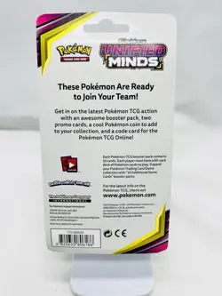Pokemon TCG Unified Minds Espeon Blister Pack Sealed Sun & Moon - Image 2