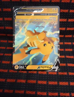 Pokemon Pikachu V SWSH063 SWSH Black Star Promo LP/NM - Image 3