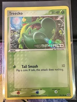 Pokemon TCG Treecko 70/106 Emerald Reverse Holo - Image 1