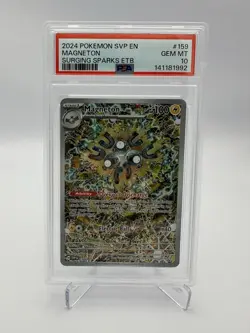 Pokemon Magneton 159 Scarlet & Violet Promo Holo PSA 10 2024 - Image 1