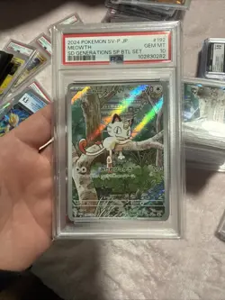 PSA 10 Pokemon TCG Meowth 192-SV-P Start Deck Generations Special Battle Promo - Image 2
