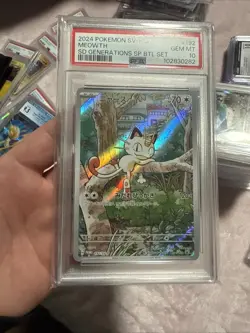 PSA 10 Pokemon TCG Meowth 192-SV-P Start Deck Generations Special Battle Promo - Image 3