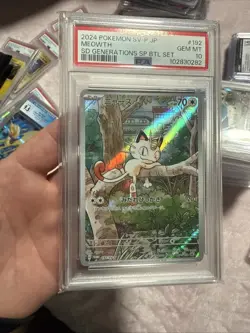 PSA 10 Pokemon TCG Meowth 192-SV-P Start Deck Generations Special Battle Promo - Image 4
