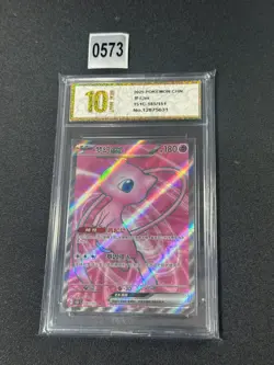 Pokemon TCG S-Chinese 151C 185/151 SR Mew ex Grade 10 - Image 1
