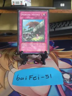 Hunting Instinct 1st Ed. YuGiOh Dinosaur's Rage Structure Deck #SD09-EN028 2006 - Image 1