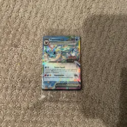 Vaporeon ex 23/131 Stamped Promo Pokemon TCG - Prismatic Evolutions (Sealed) - Image 3