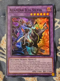 Azamina Ilia Silvia - ROTA-EN030 - Super Rare - 1st Edition Yugioh - Image 1