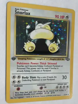 🦄 Snorlax Holo 1st Edition 11/64 - 1999 Pokemon Jungle 🦄 NM - To LP+ - Image 4
