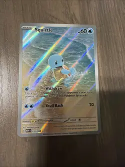Pokemon Squirtle 170/165 Scarlet & Violet 151 Illustration Rare Full Art Holo - Image 1