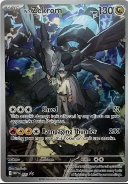 2026 N's Zekrom 031 MEP Ascended Heroes Promo Not stamped pokemon center - Image 1