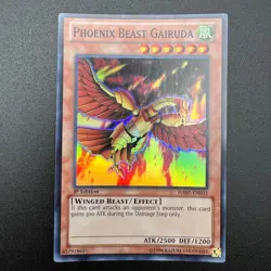 YuGiOh Phoenix Beast Gairuda HA07-EN033 Super Rare 1st Edition NM - Image 1