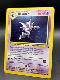 1999 Pokemon Haunter 6/62 Fossil Holo Rare WOTC LP - Image 2