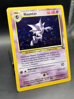 1999 Pokemon Haunter 6/62 Fossil Holo Rare WOTC LP - Image 3