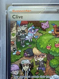 Pokemon Paldean Fates Clive 236/091 Special Illustration Rare PSA 10 - Image 3