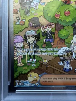 Pokemon Paldean Fates Clive 236/091 Special Illustration Rare PSA 10 - Image 5