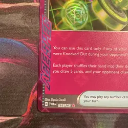 Unfair Stamp 165/167 Sv06 Twilight Masquerade Ace Holo Pokemon TCG NM Condition - Image 5