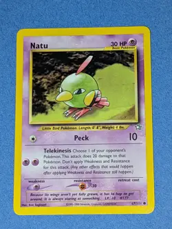Natu 67/111 Neo Genesis Nm Unlimited Wotc Pokemon TCG Read Description - Image 2