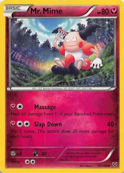 MR. MIME 91/146 UC XY POKEMON HP - Image 1