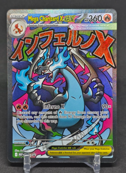 Pokemon Me: Mega Evolution Promo Mega Charizard X ex 023 Holo 360 HP EX - Image 1