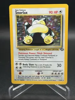 Pokemon TCG Snorlax 11/64 Holo Rare Jungle Unlimited Vintage LP - Image 1