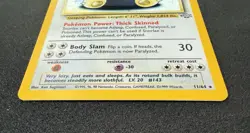 Pokemon TCG Snorlax 11/64 Holo Rare Jungle Unlimited Vintage LP - Image 5