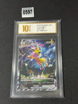 Pokemon S-Chinese Jolteon VMAX 009/009 CSHC 009 HR Grade 10 - Image 1