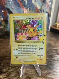 Pokemon Celebrations Classic Collection Birthday Pikachu 24/53 Stamped Holo NM - Image 1