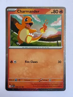 Pokemon Charmander Cosmos Holo Promo Ascended Heroes 020/217 - Image 1