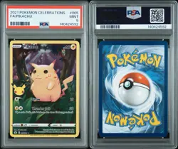 2021 Pokemon Celebrations - Pikachu Full Art FA #005 - PSA 9 - Image 3
