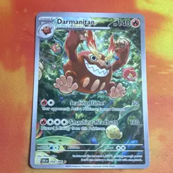 Pokemon Darmanitan Illustration Rare Holo Sv: Black Bolt 098/086 English - Image 1