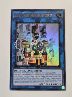 Clockwork Knight SUDA-EN050 Ultra Rare Yugioh 1st Edition Supreme Darkness Mint - Image 1