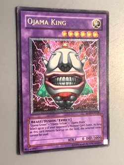 yugioh Ojama King SOD-EN034 Ultimate Rare Unlimited Ed PLAYED good condition - Image 2