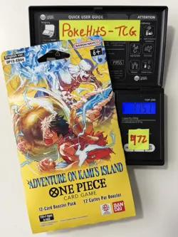 (HEAVY)🔥One Piece Adventure On Kami’s Island OP15-EB04 Sleeved Booster Pack - Image 1