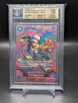 Trafalgar Law OP13-031 Adventures on Kamis Island BGS 10 Pristine One Piece NM - Image 1