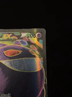 Pokemon Gengar EX Full Art Holo Card 114/119 XY-Phantom Forces (Damaged Holo) - Image 3