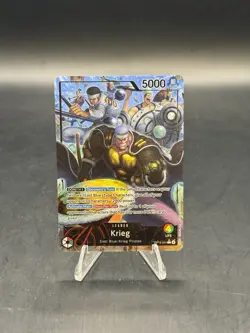 Krieg (OP15-001) (Alternate Art) OP15-001 Leader Adventure on Kami's Island Foil - Image 1