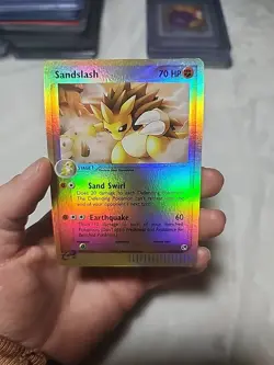 Sandslash 21/100 EX Sandstorm Reverse Holo Rare Vintage Pokemon Card TCG - Image 1