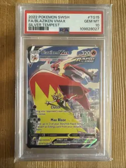 Blaziken VMAX TG15/TG30 Pokemon Silver Tempest Trainer Gallery Holo Card PSA 10 - Image 1
