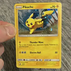 Pokemon TCG Pikachu Promo Holo SM81 SM 70 HP Basic The Pokemon Company Card - Image 1